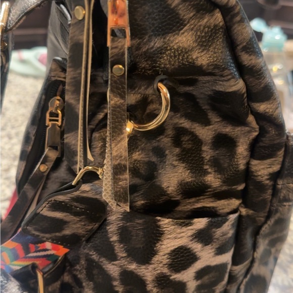 Leopard Print Backpack - Picture 5 of 8